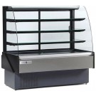 Kool-It KBD-CG-80-D 80"W Non-Refrigerated Curved Glass Bakery Case
