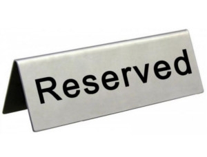 Table Cards and Table Plaques