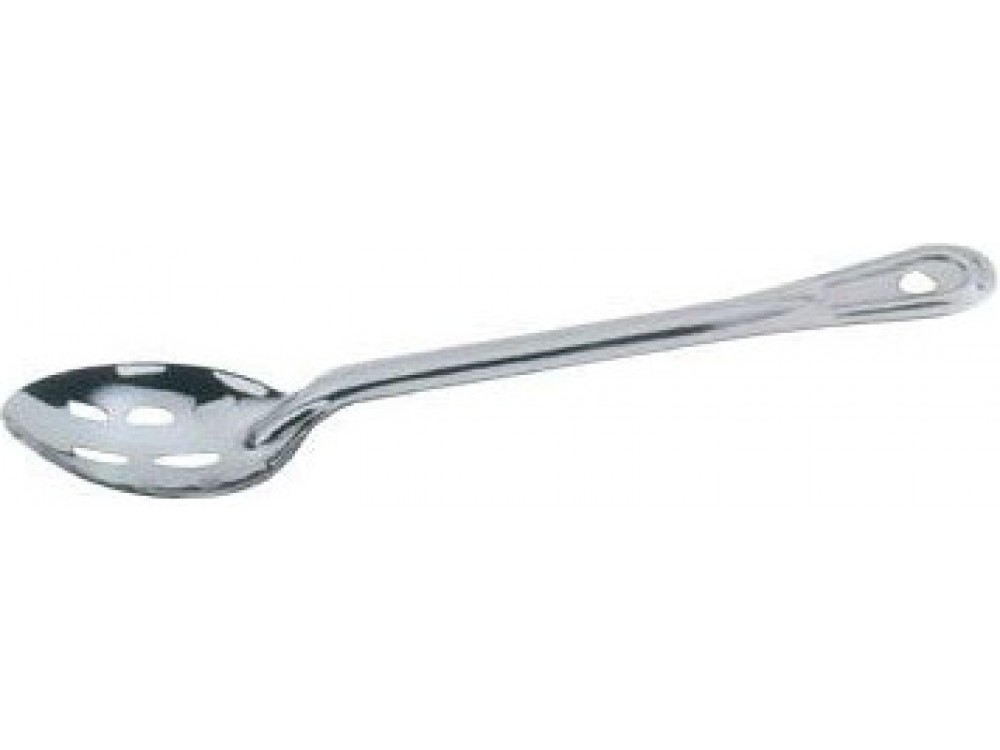 Omcan 80723 21" Heavy-Duty Stainless Steel Slotted Basting Spoon