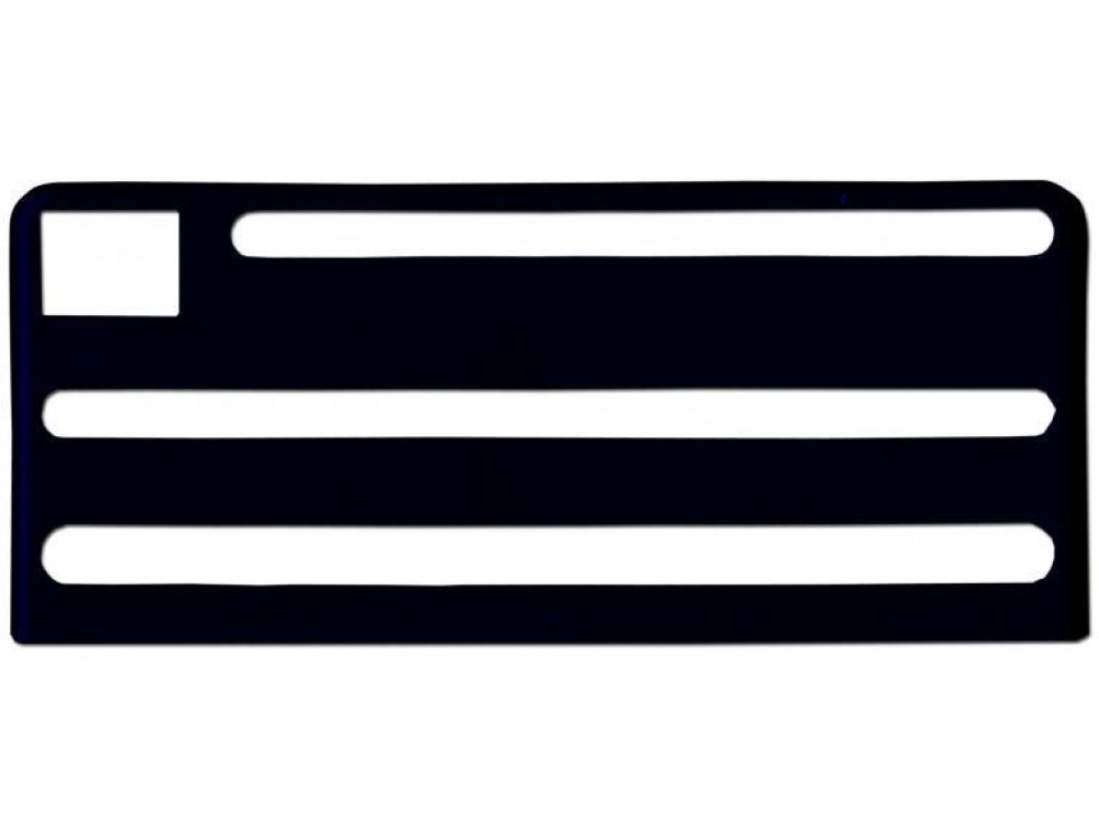 Omcan 17882 Extra Small Knife Racks Black Insert