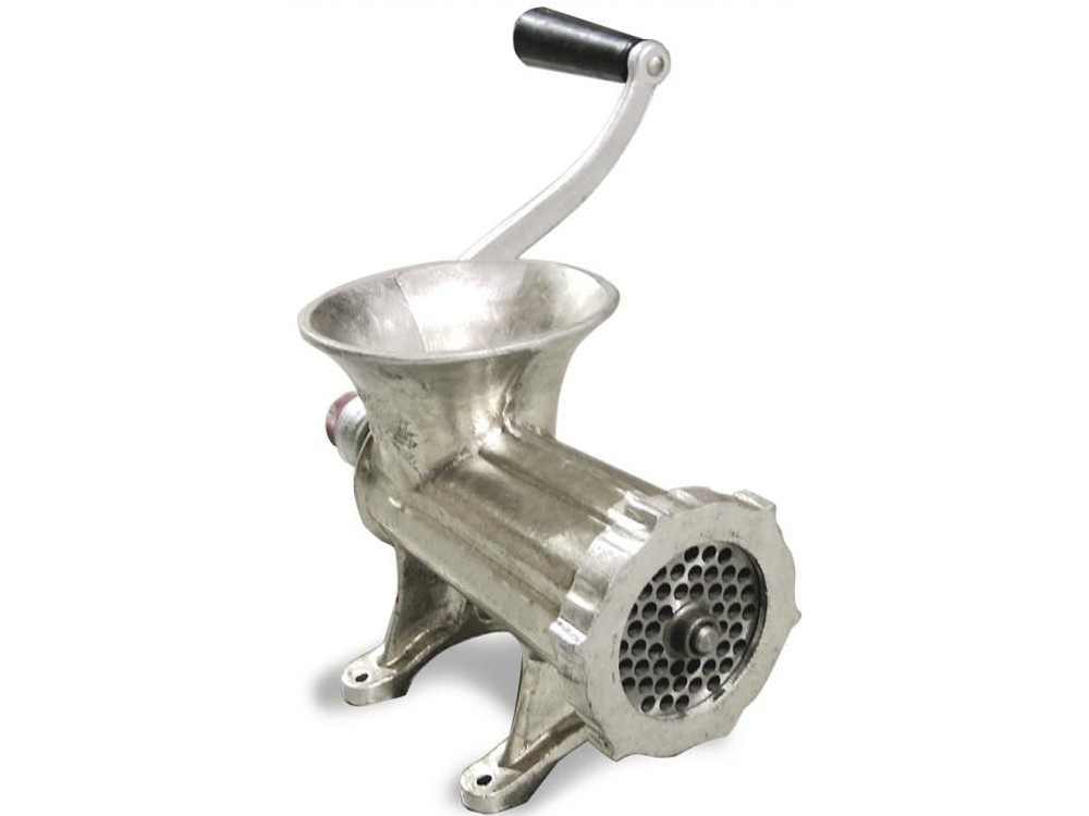 Omcan 23542 4.8mm #22 Cast Iron Manual Hand Grinder