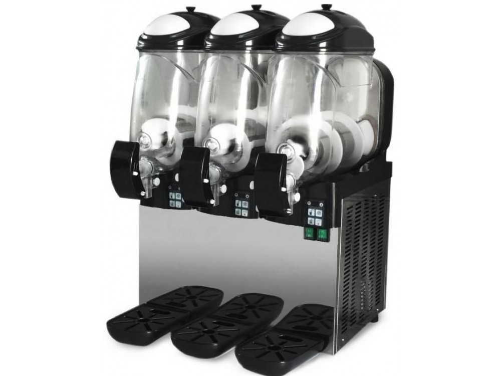 Omcan DI-IT-0030-S 30 L Black Triple Slush Machine