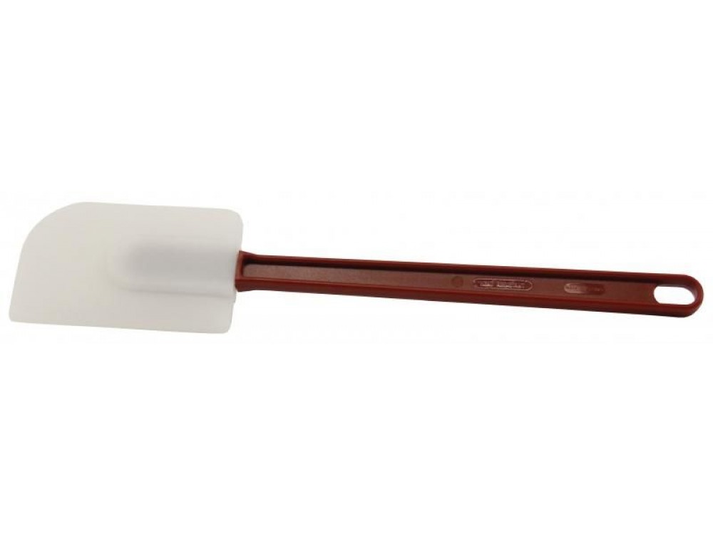 Omcan 40574 12Pcs Red Handle 16-inch High Economy Silicone Scraper