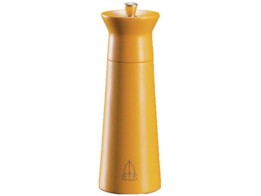Omcan 43689 Nabucco Series 15-cm Classic Orange Beech Wood Pepper Mill