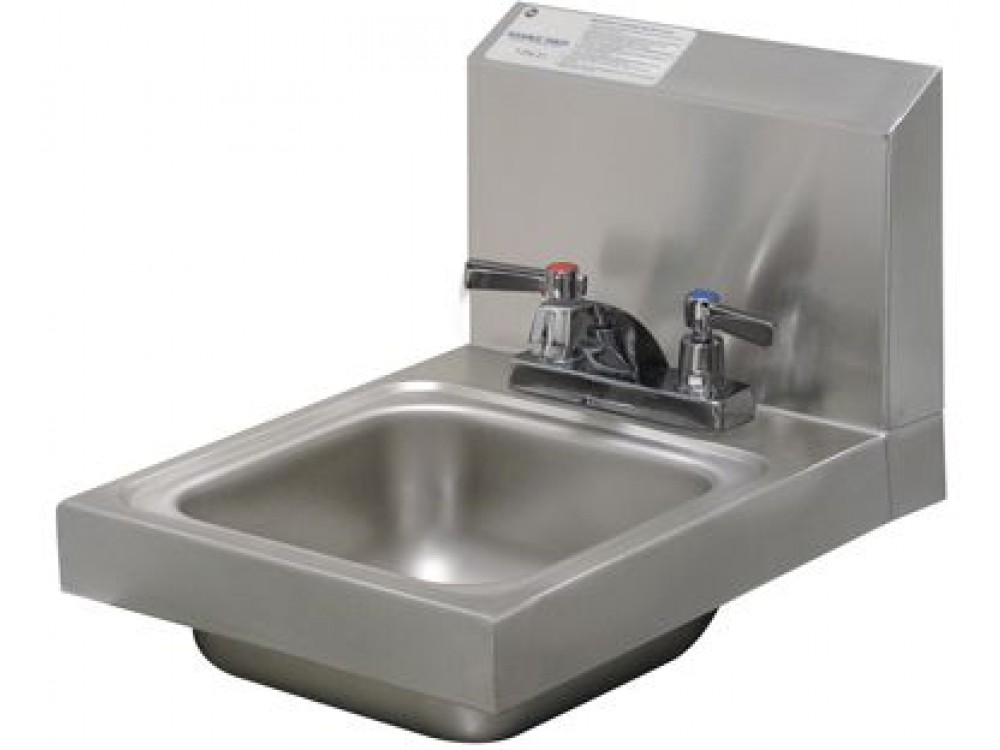 Advance Tabco 7-PS-22 Deck Mounted Fixed Faucet Wall Mounted Hand Sink