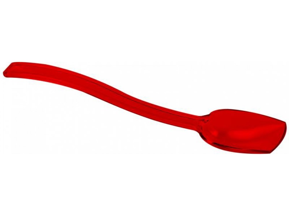 Omcan 80290 12Pcs Red Polycarbonate Buffet Spoon