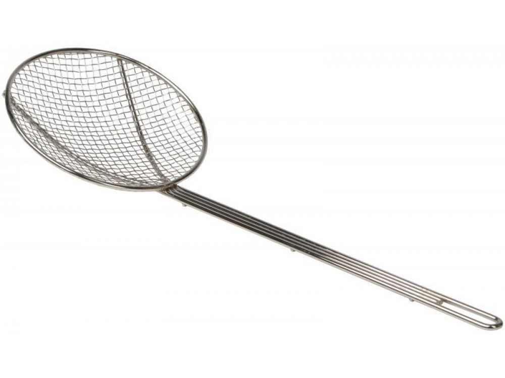 Omcan 80389 12Pcs 5-inch Round Wire Mesh Skimmer