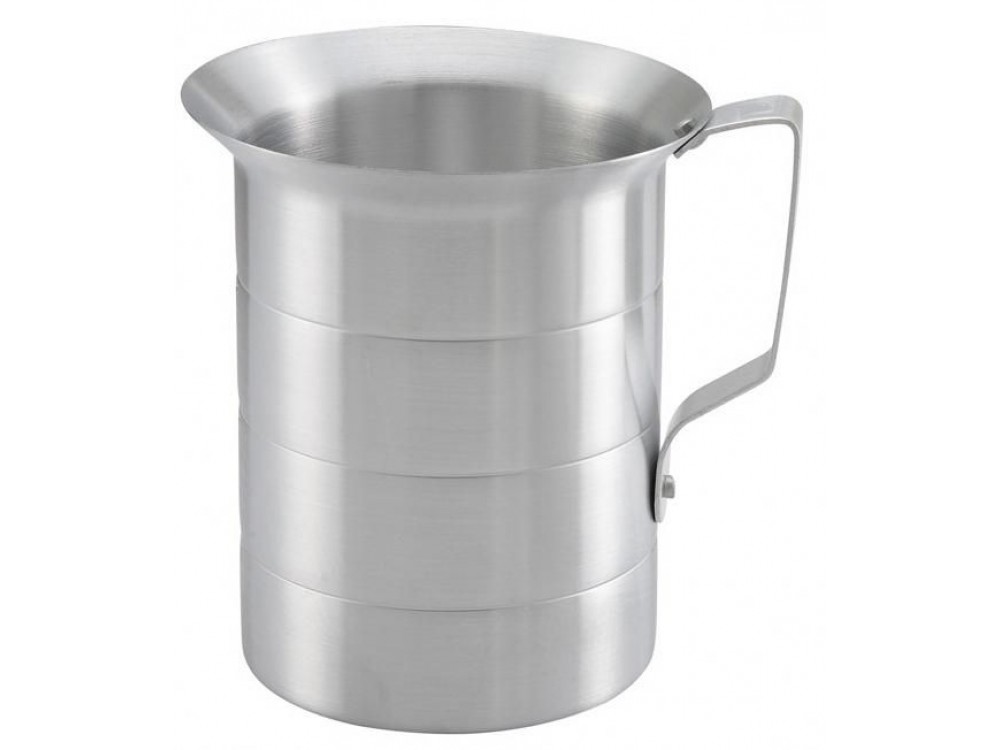 Omcan 80402 12Pcs 1900 ml Aluminum Measuring Cup
