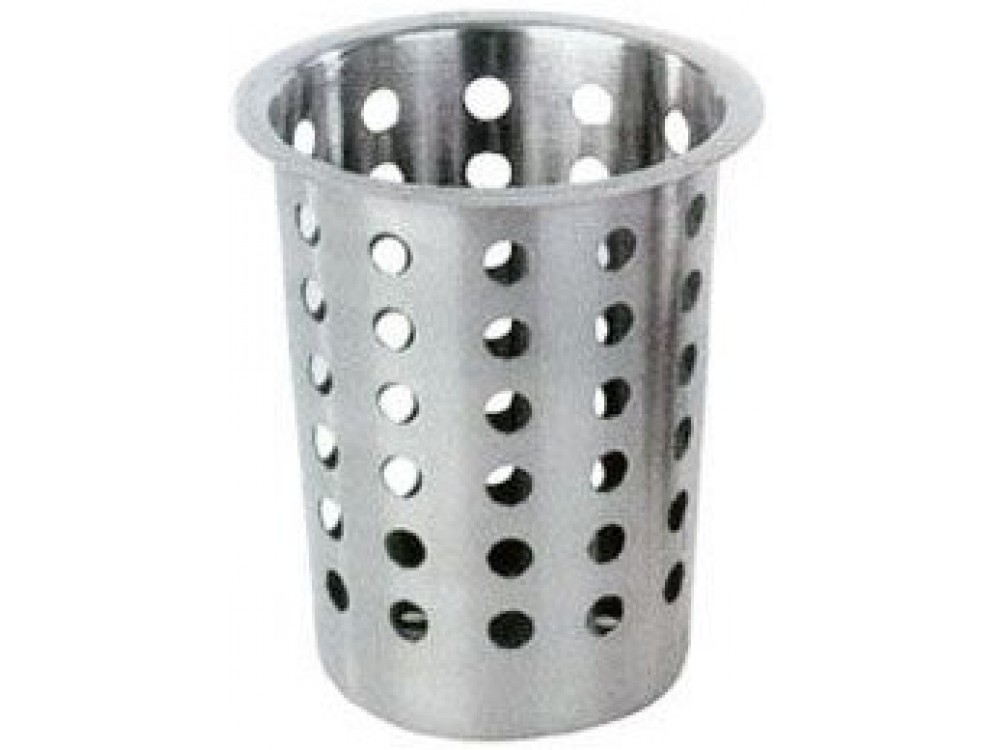 Omcan 80814 Stainless Steel Perforated Flatware Cylinder
