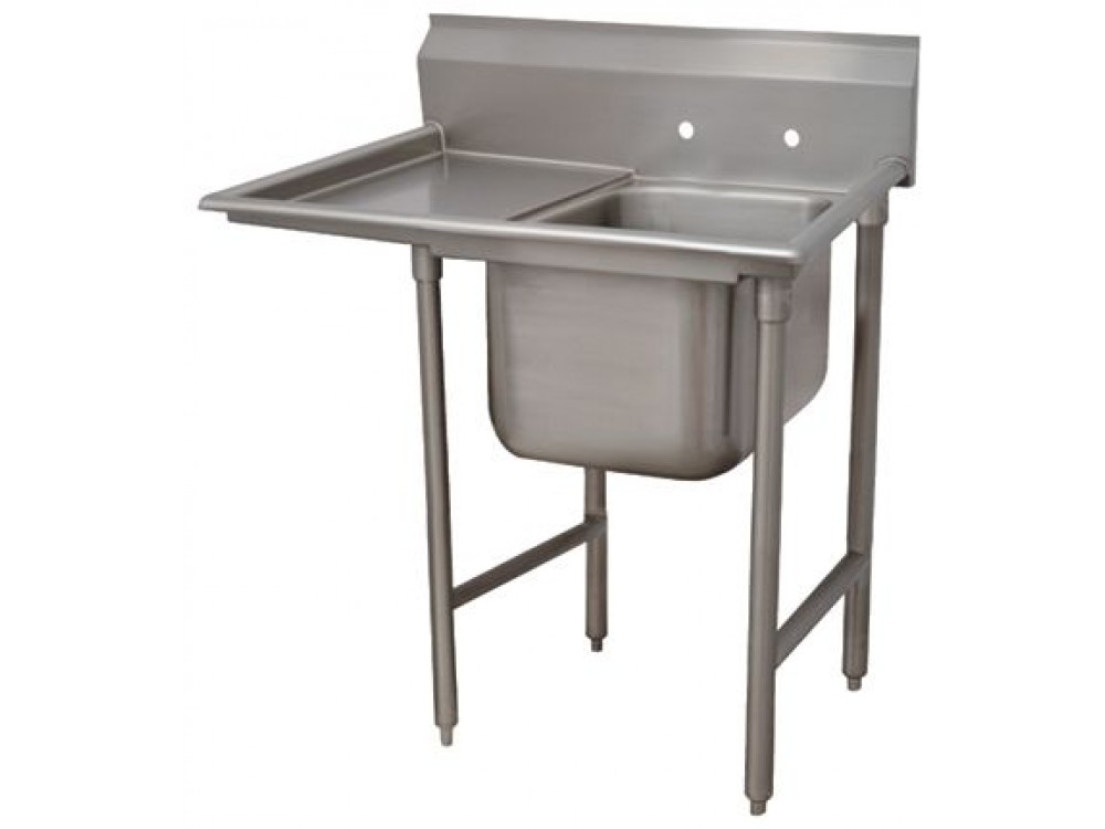 Advance Tabco 93-1-24-36L 58"L Left-Hand Drainboard Standard Regaline Sink