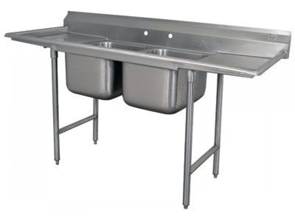 Advance Tabco 93-62-36-24RL 89"L Standard Deep Drawn Regaline Sink
