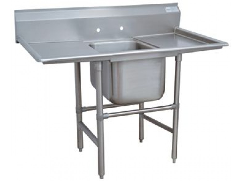 Advance Tabco 94-61-18-18RL 56"L 14 Gauge Spec-Line Deep Drawn Regaline Sink