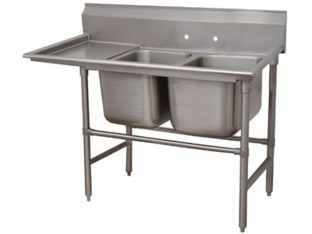 Advance Tabco 94-2-36-36L 76"L Spec-Line Regaline Sink