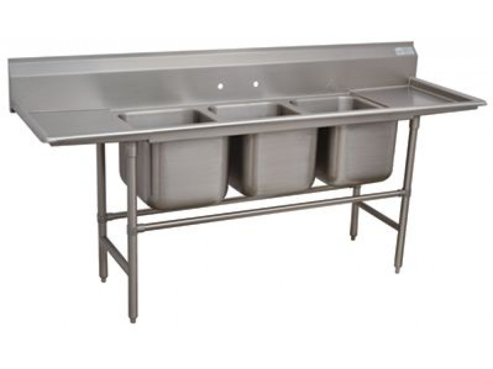 Advance Tabco 94-43-72-24RL 127"L Spec-Line Deep Drawn Regaline Sink