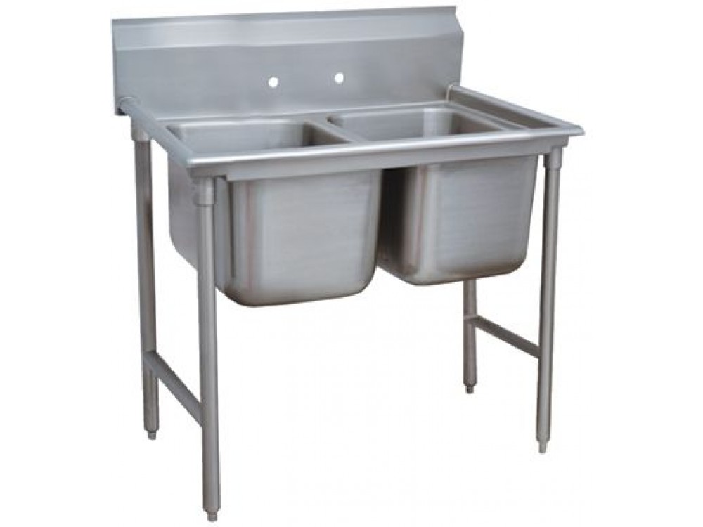 Advance Tabco 9-82-40 52"L 18 Gauge Super Saver Regaline Sink