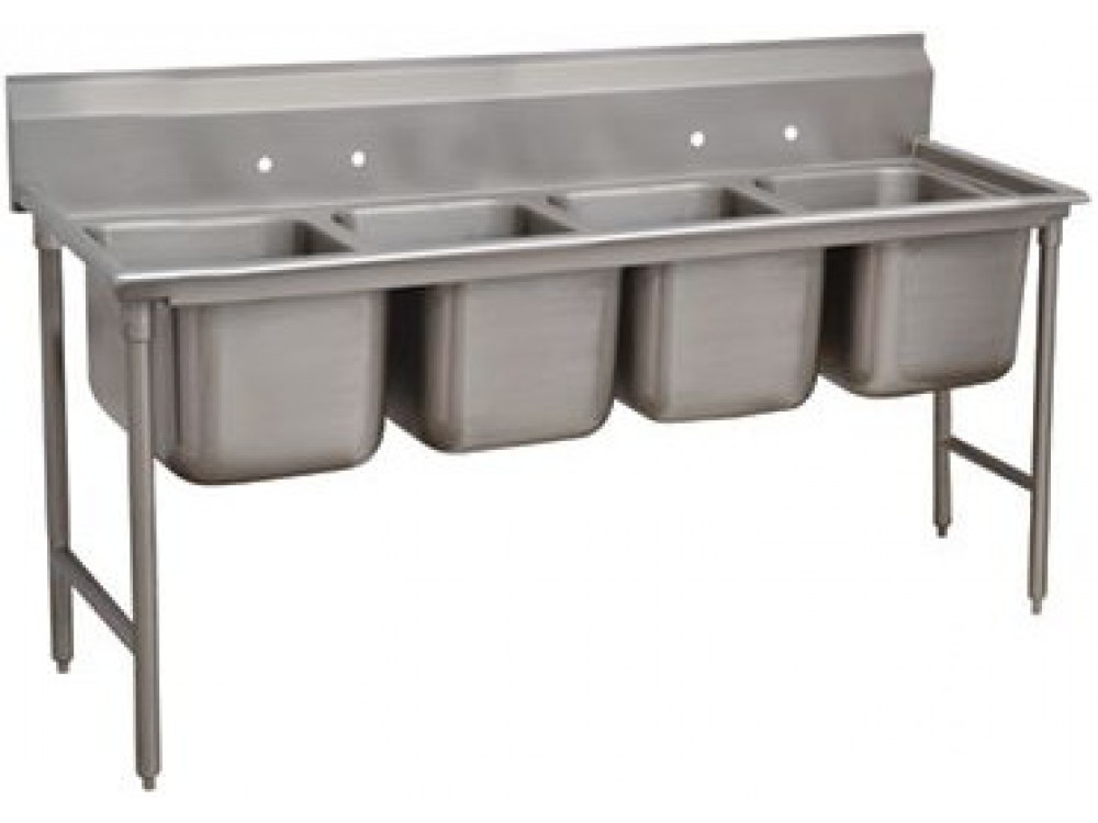 Advance Tabco 9-64-72 89"L 18 Gauge Super Saver Regaline Sink