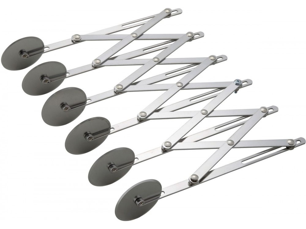 Winco ADD-6 Stainless Steel 6 Wheel Adjustable Dough Divider