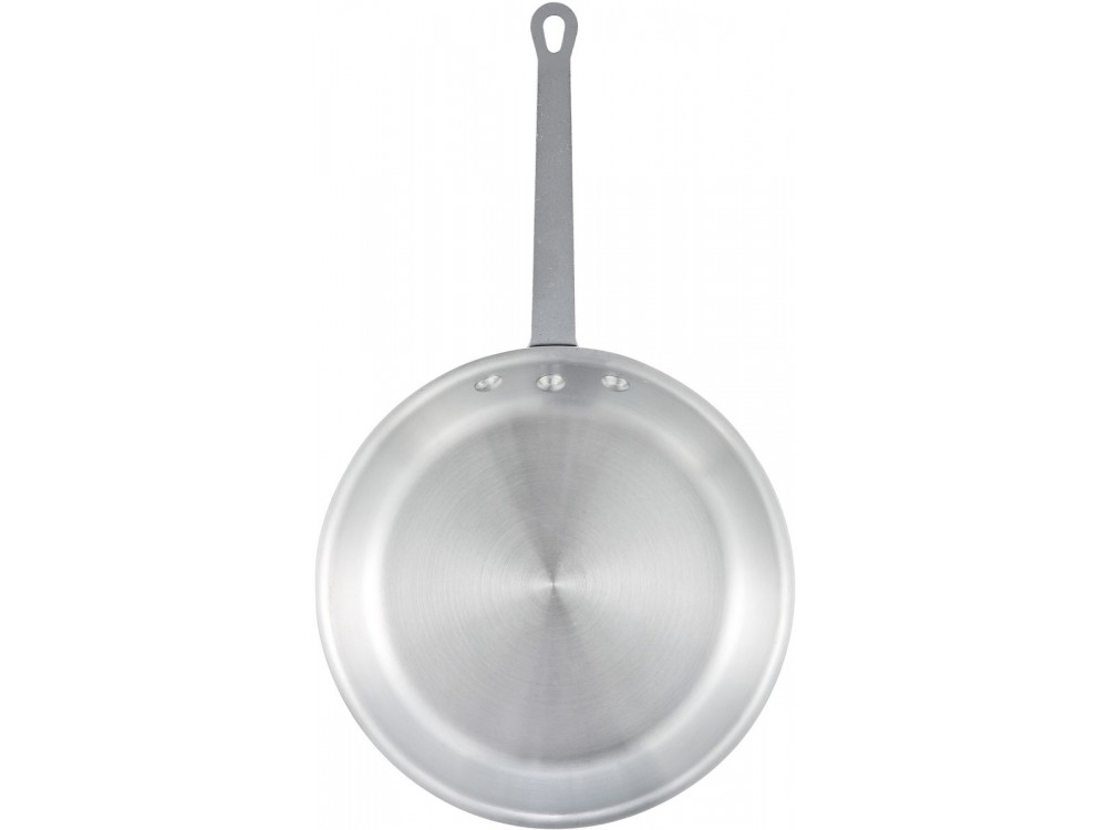Winco AFP-14S Majestic Natural Finish 14" Aluminum Fry Pan