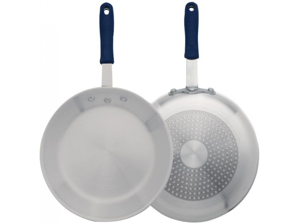 Winco AFPI-12H Stainless Steel Bottom 12" Induction Ready Aluminum Fry Pan