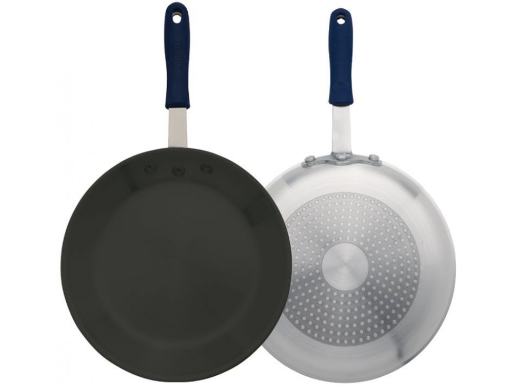 Winco AFPI-8NH Stainless Steel Bottom 8" Induction Ready Aluminum Fry Pan