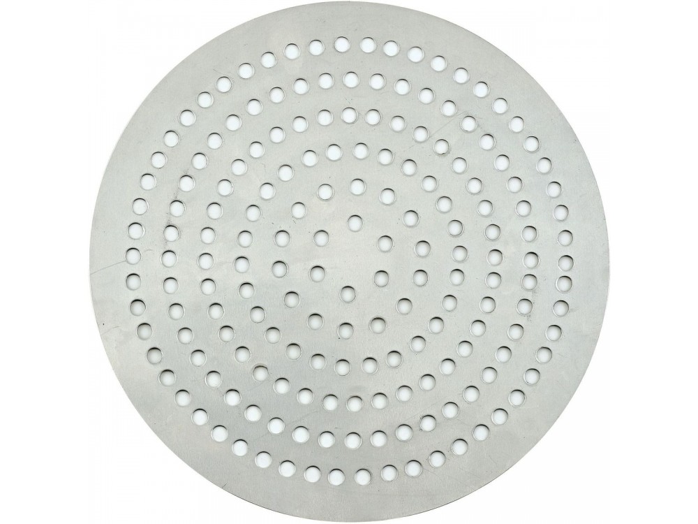 Winco APZP-10SP Aluminum 10" Super-Perforated Pizza Disk