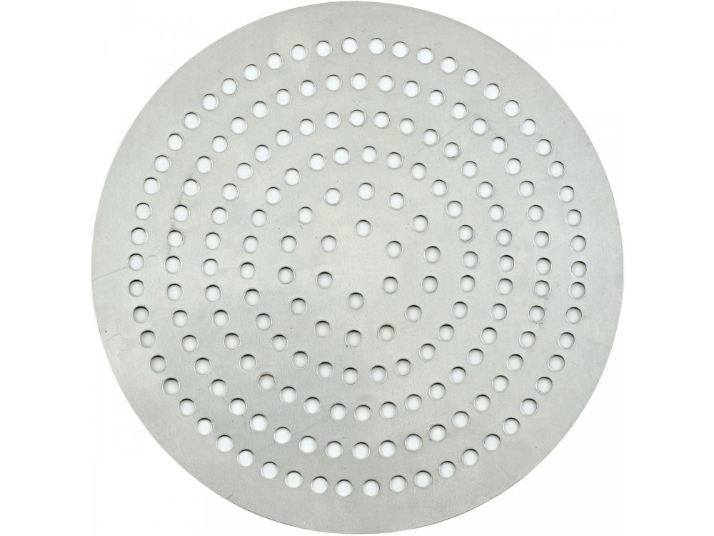 Winco APZP-11SP Aluminum 11" Super-Perforated Pizza Disk
