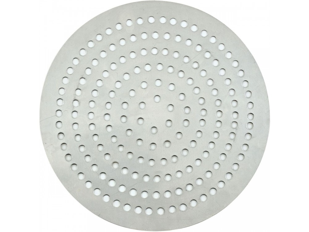 Winco APZP-14SP Aluminum 14" Super-Perforated Pizza Disk