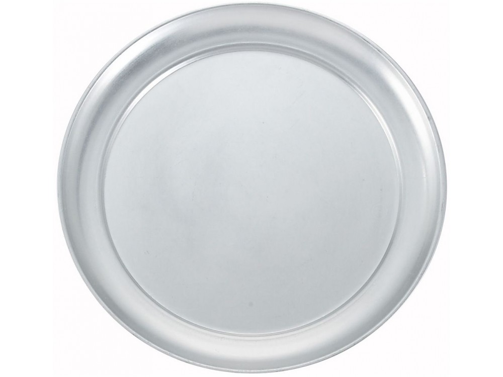 Winco APZT-9 9" Wide Rim Pizza Pans