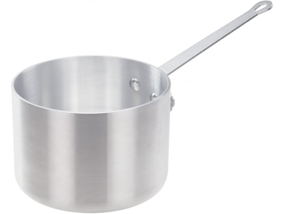 Winco ASP-4SW 4 Qt. Straight-Sided Aluminum Sauce Pans