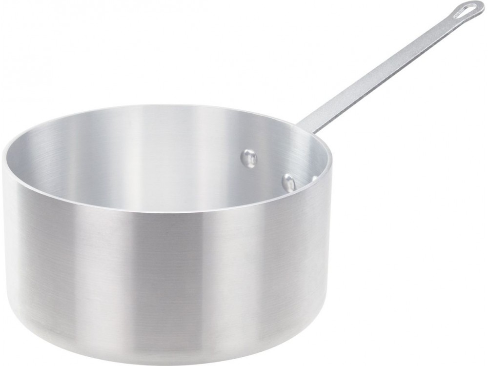 Winco ASP-6SW Straight-Sided 6 1/2 Quart Aluminum Sauce Pans