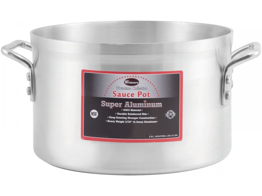 Winco AXAP-40 Super Aluminum 40 Quart Sauce Pot