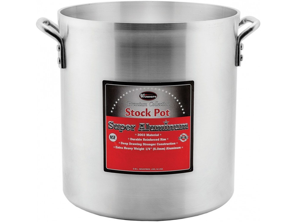 Winco AXHH-20 Super Aluminum 20 Quart Stock Pot