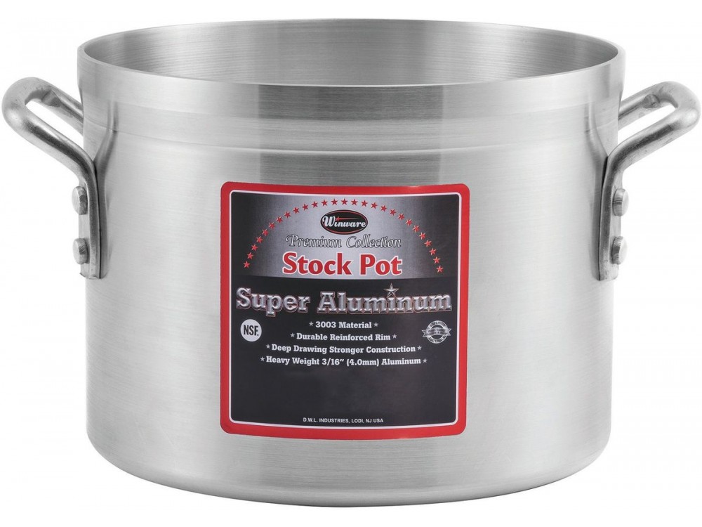 Winco AXS-40 Super Aluminum 40 Quart Stock Pot