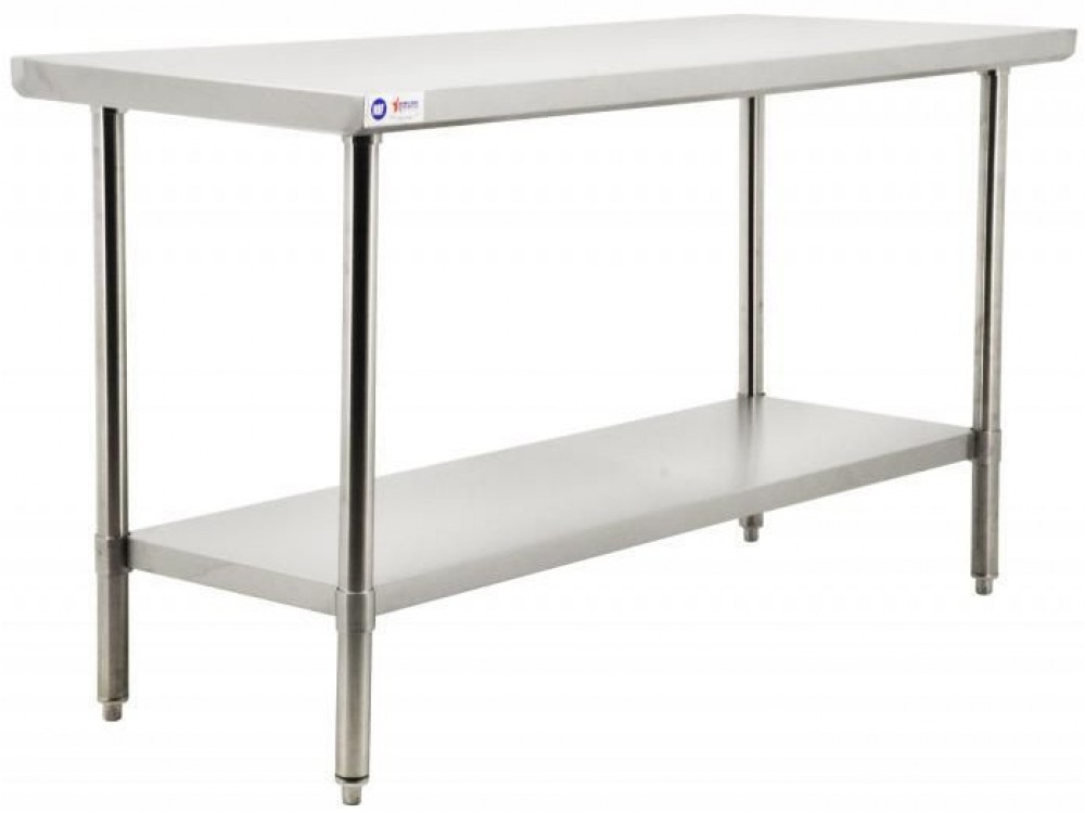 Omcan 19144 EL Series 30" x 48" All Stainless Steel Worktable