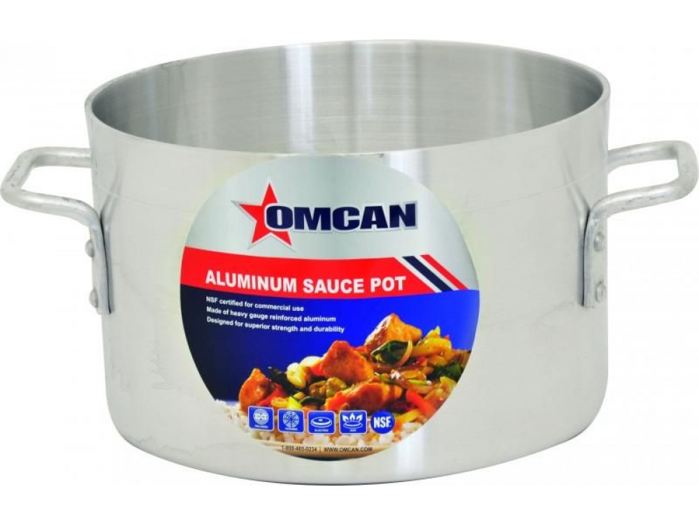 Omcan 80511 20 QT Aluminum Sauce Pot