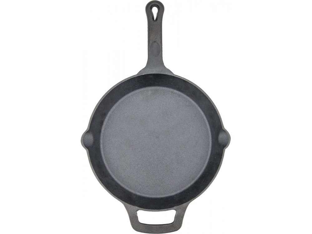 Winco CAST-10 FireIron 10" Pre-Seasoned Cast Iron Skillet
