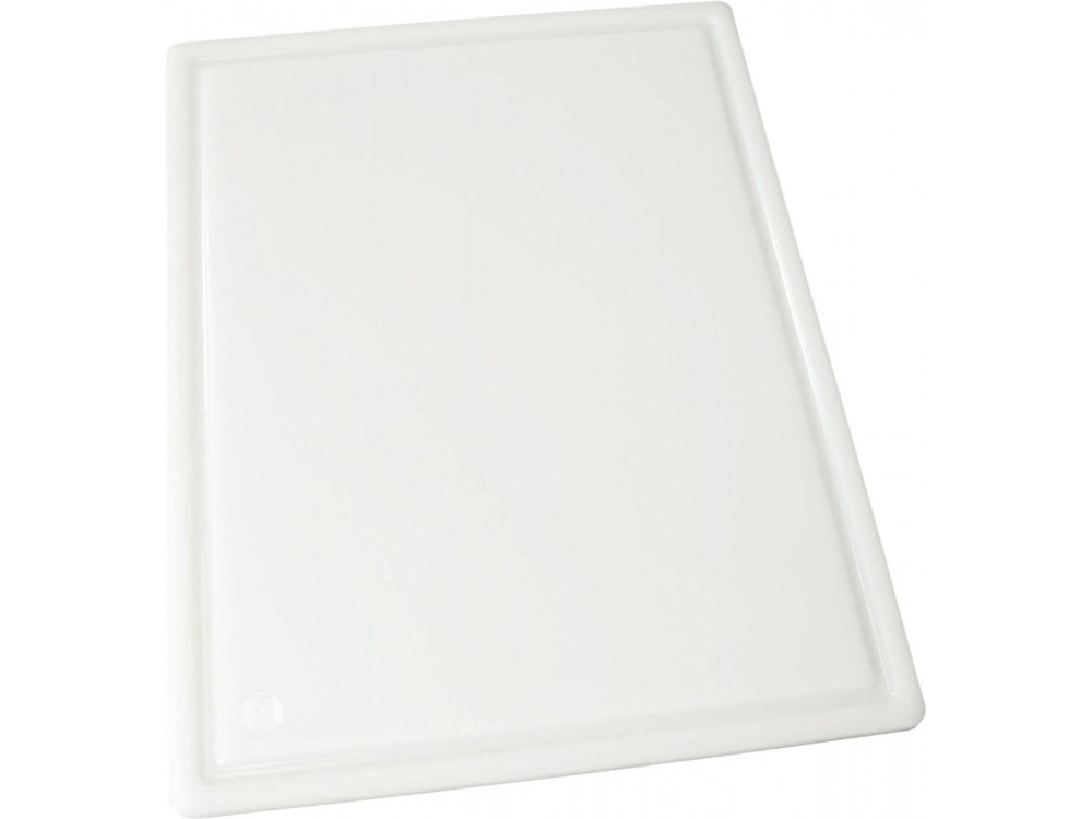 Winco CBI-1824 White Grooved 18" x 24" x 1/2 Cutting Board