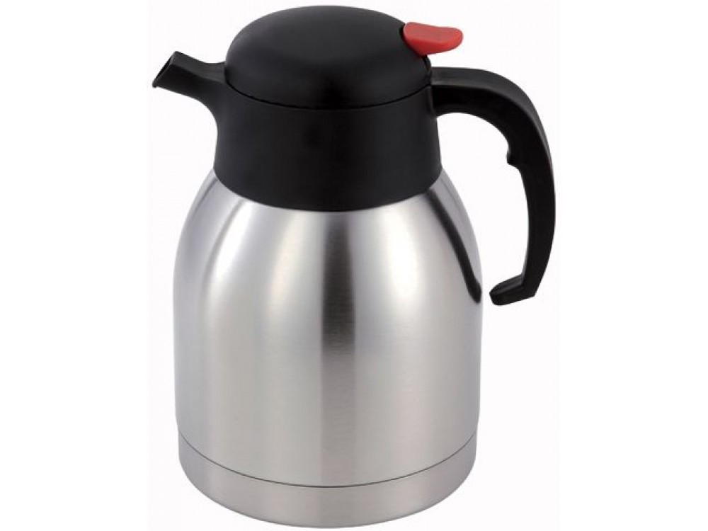 Winco CF-1.5 1.5L Stainless Steel Lined Insulated Carafe