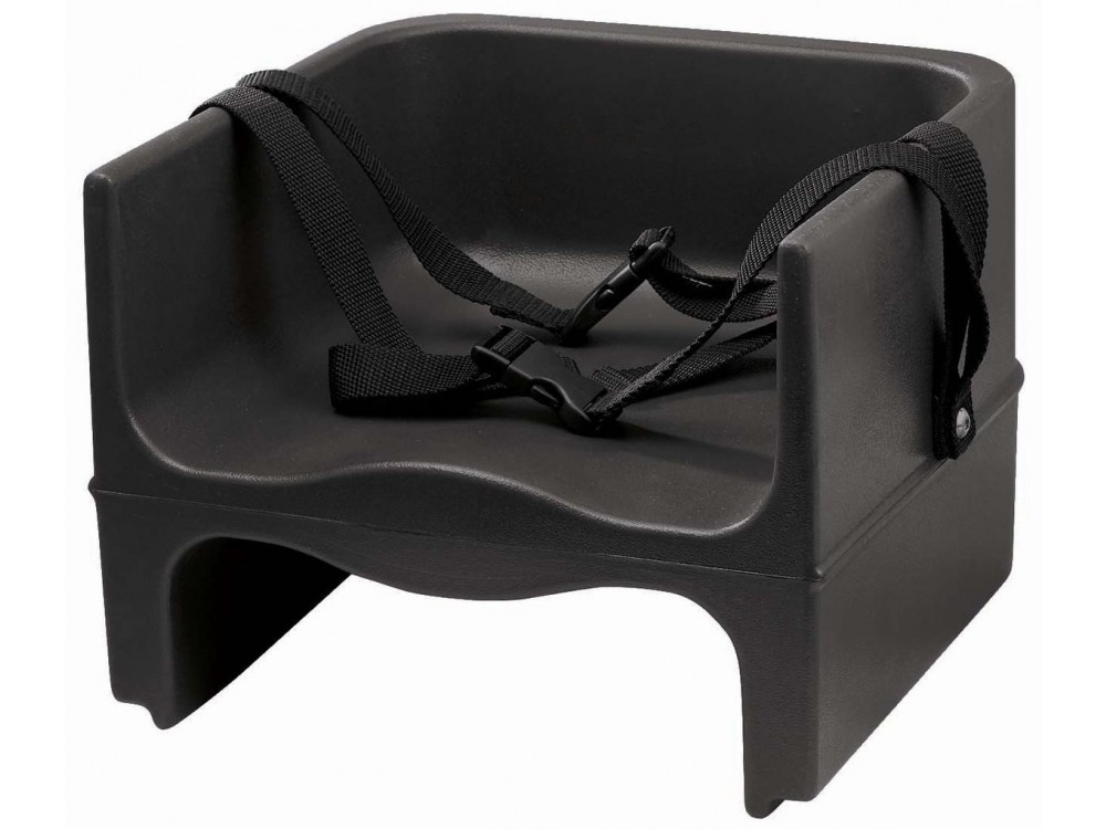 Winco CHB-2PK Black Booster Seat