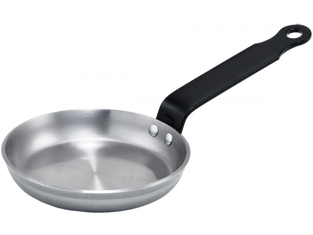 Winco CSPP-4 Polished Carbon Steel 4-3/4" Blini Pan