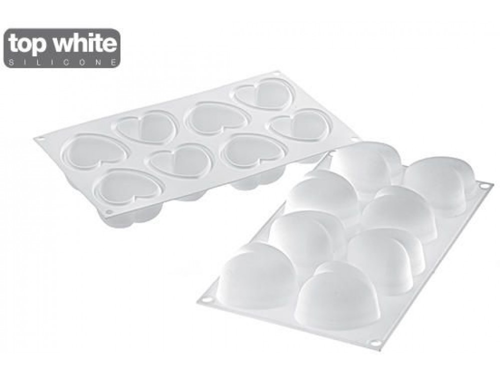 Silikomart CURVE AMORIN100 Curve Flex Series White Amorini Mold
