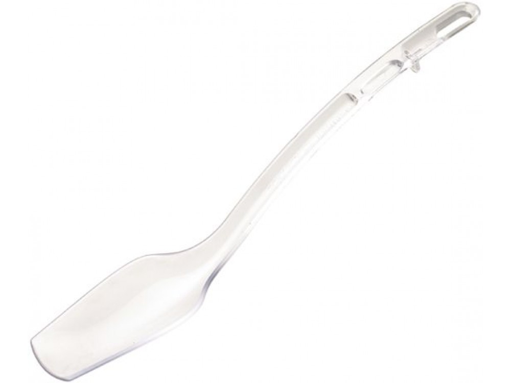 Winco CVBS-10C Curv Series Clear Polycarbonate Buffet Spoon