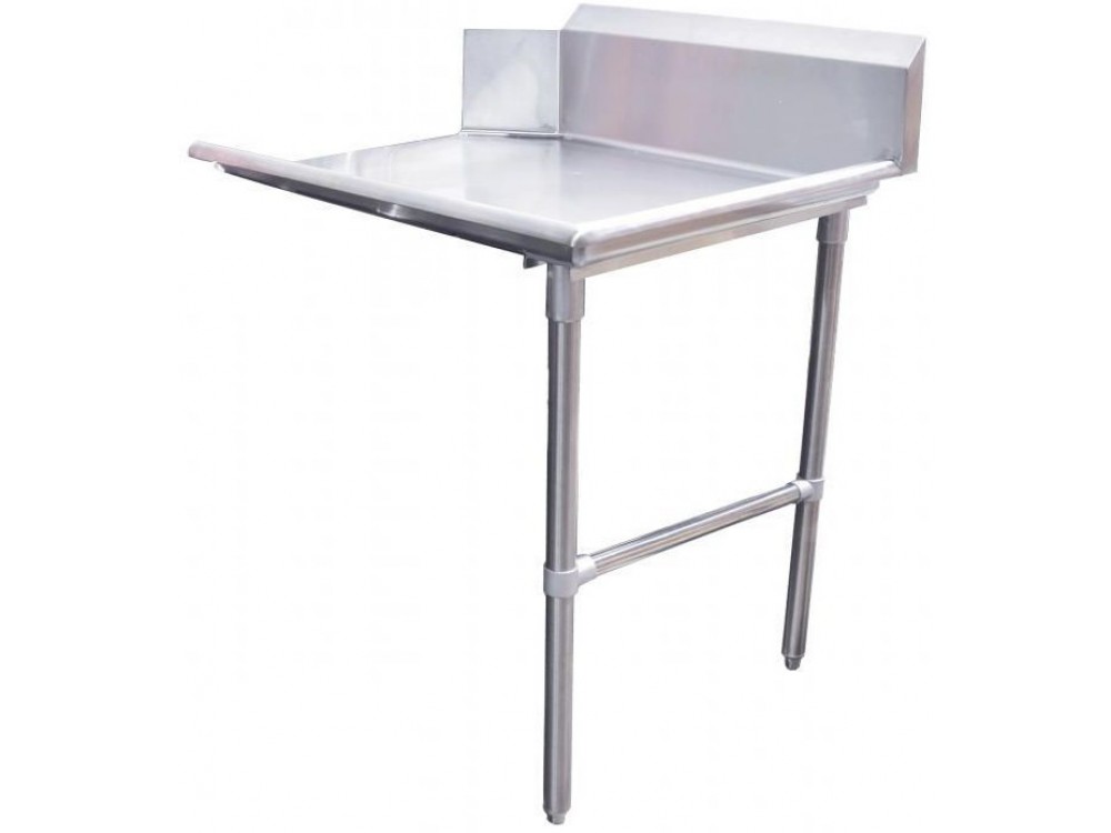 Omcan 28477 Right Side 48" Stainless Steel Clean Dish Table