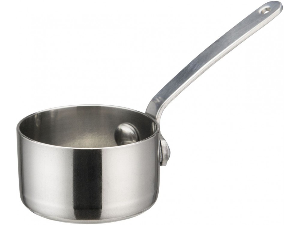 Winco DCWA-101S 2 "x 1-3/16"H Stainless Steel Mini Sauce Pan