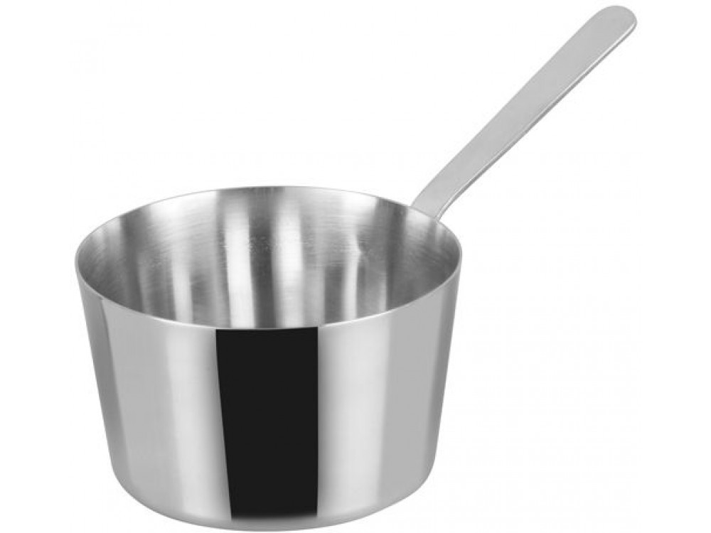Winco DCWB-102S 9 Oz 4"Dia Stainless Steel Mini Tapered Sauce Pan