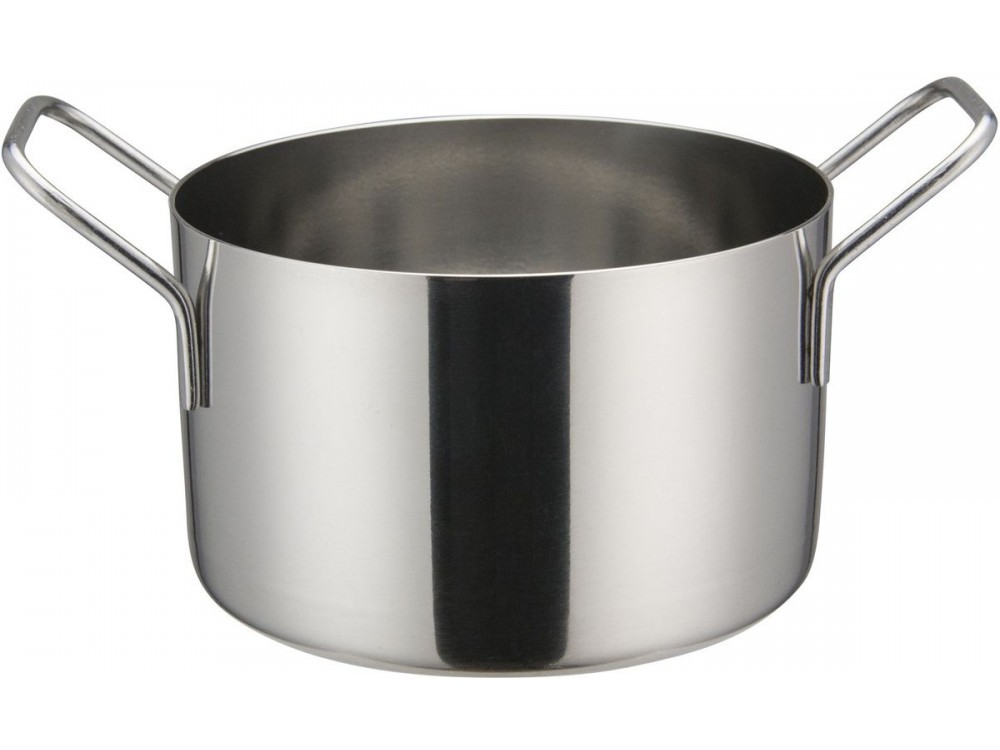 Winco DCWE-105S Stainless Steel 4-3/4" x 3 Mini Casserole