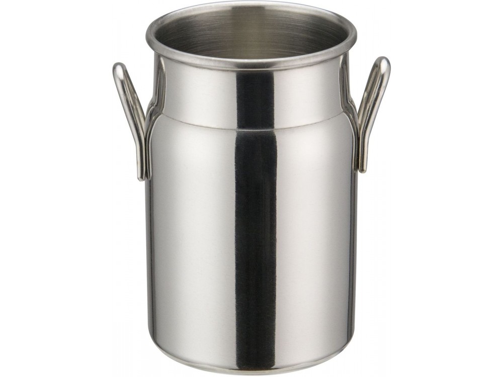 Winco DDSD-102S Stainless Steel 2" x 3-1/8" Mini Milk Can