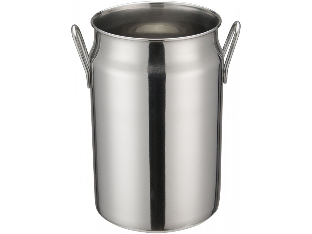 Winco DDSD-104S Stainless Steel 3-1/8" x 5" Mini Milk Can