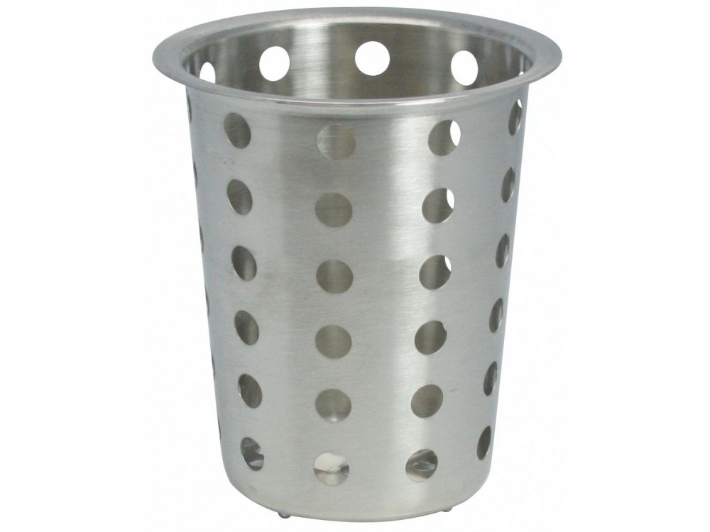 Winco FC-SS Perforated Stainless Steel Flatware Cylinder for FC-4H & FC-6H