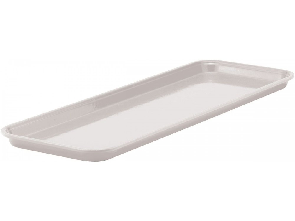 Winco FGMT-0926W White 9" x 26" Fiberglass Market Tray